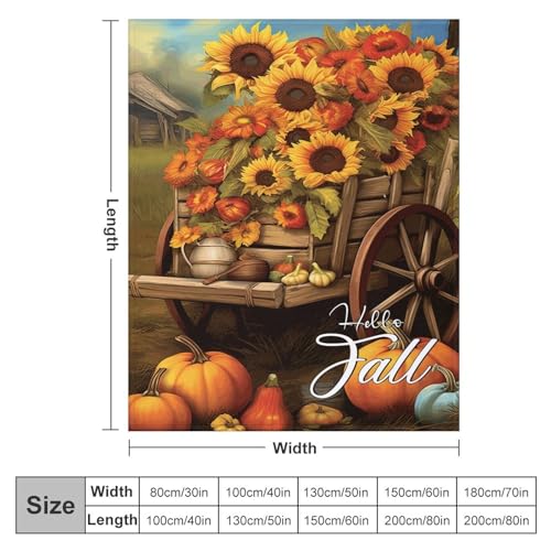 Couverture Hello Fall personnalisable pour cadeau de naissance - 3
