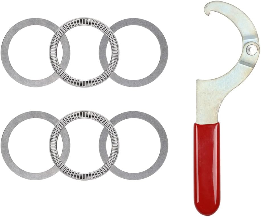 Aldan American - Thrust Bearing Kit for Coilover Shocks. 2.500" ID x 3.225" OD, Roller Bearings. Includes 2 thrust bearings and 4 steel washers. Kit will work with any coilover or coil-spring that has