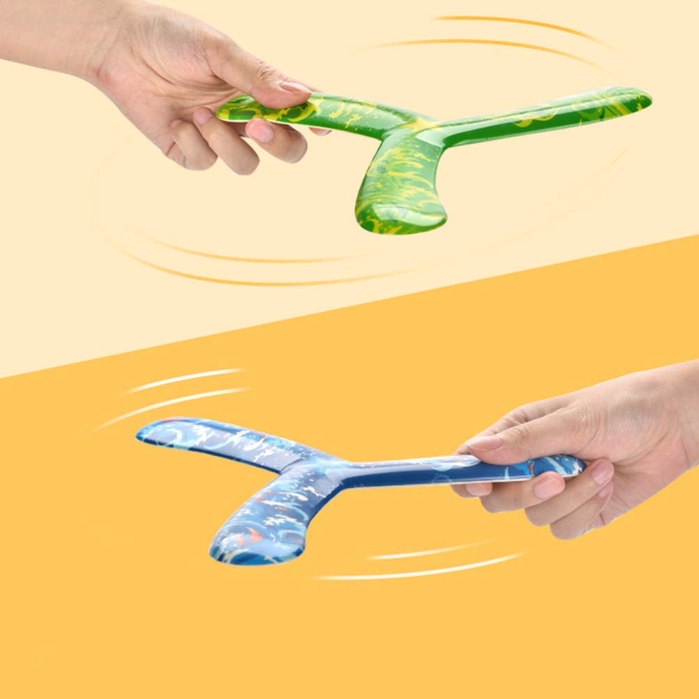 TOYANDONA Bumerang Juguete Racer de captura rápida Bumerang para niños, juguete para niños al aire libre TOYANDONA Bumerang Juguete Racer de captura rápida Bumerang para niños, juguete para niños al aire libre