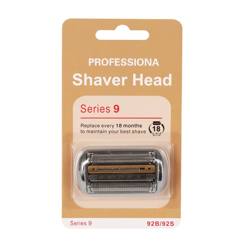 Series 9 Replacement Head 92S Compatible with Electric Shaver, S9 Wet and Dry Replacement Head Compatible with Series 9 Foil and Cutter, 92S Replacement Head Fit 9080cc,9095cc,9260s(1 Count)