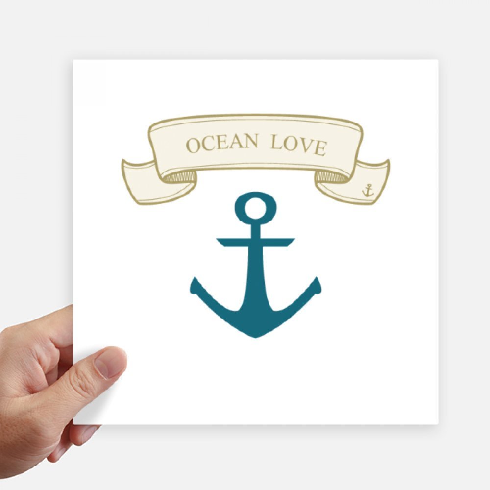 Stickers de ancla de mar de 20cm para tapar arañazos en maletas y decorar paredes lisas
