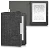 kwmobile hoes compatibel met Kobo Glo HD/Touch 2.0 – Stoffen beschermhoes voor e-reader in donkergrijs