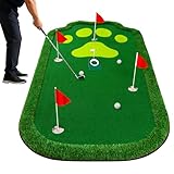 Golf Putting Green Indoor Outdoor Putting Mat Training Matt Large Practice Mat for Home Backyard 5x10ft