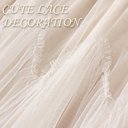 Women's Tulle Skirt Formal High Low Asymmetrical A-Line Fairy Elastic Waist Layered Long Midi Skirts3