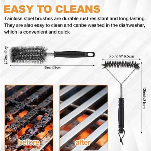Kit parrillero 9 piezas con accesorios y manta aislante para BBQ miniatura 6