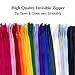 100pcs 14 Inch Nylon Coil Zippers Sewing Zippers for Sewing Crafts (Assorted Colors)