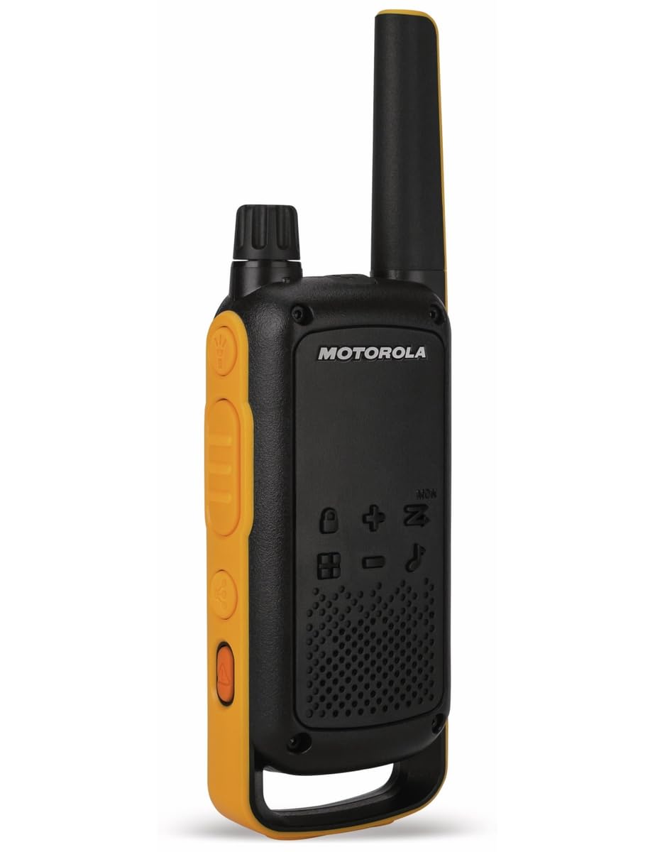 Motorola T82 Extreme Krótkofalówka, Czarny/Pomarańczowy, 2 Sztuki