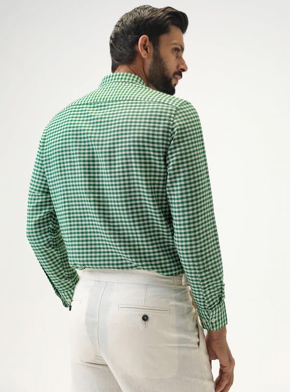 Image of Andamen Men Dobby Full Sleeve Cutaway Shirt