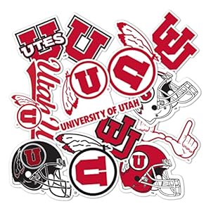 Desert Cactus University of Utah Sticker UT Utes Stickers Vinyl Decals Laptop Water Bottle Car Scrapbook T2 (Type 2)