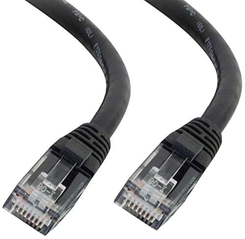 C2G Cables to Go - Cat6 Snagless cable de remiendo., Negro