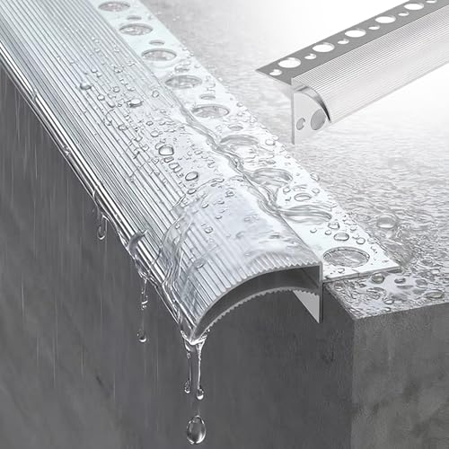 Déflecteur de pluie en aluminium découpable 13,2m pour protection de corniche - 2