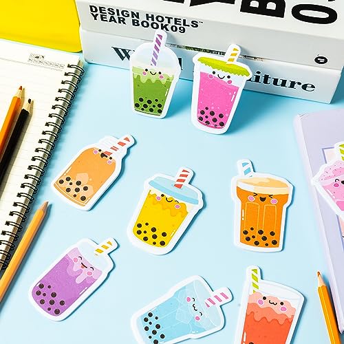 Snapklik.com : 30 Pack Bubble Tea Sticky Notes, Total 600 Sheets, Boba ...