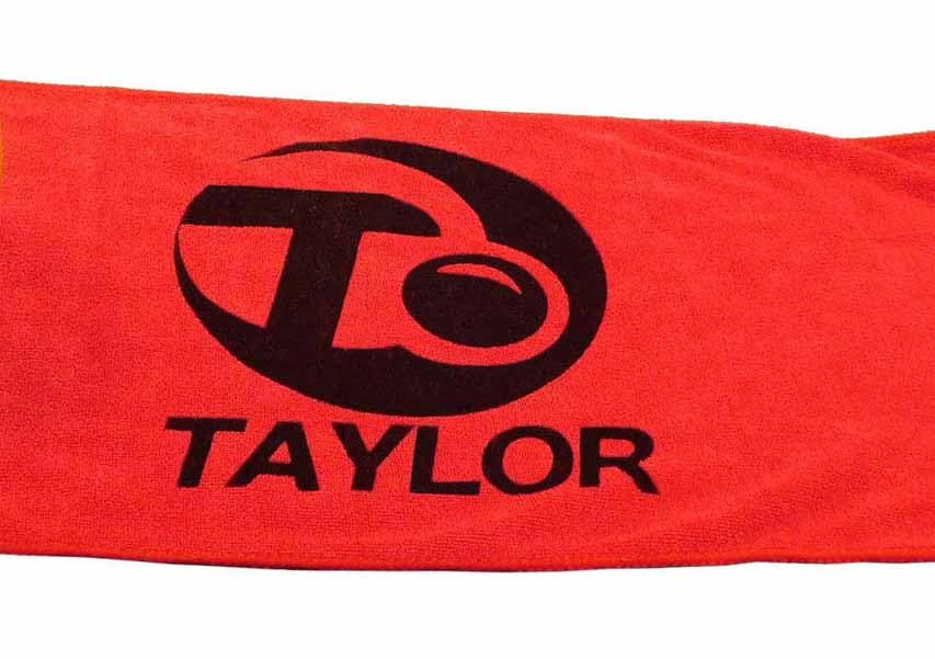 SGL TAYLOR GRIP DRI RED BOWLS TOWEL##475**