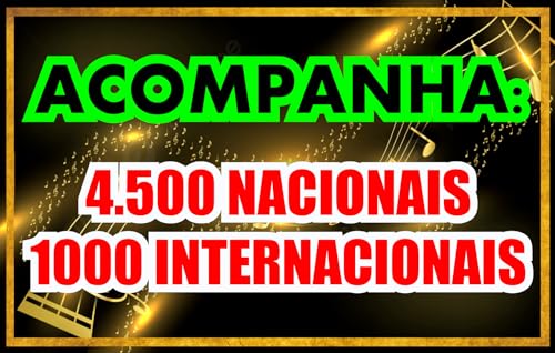 Karaoke 5.500 Canções Memoria lista Pdf celular Com Pontuação 2 mic versão Diamond Infozé Karaoke