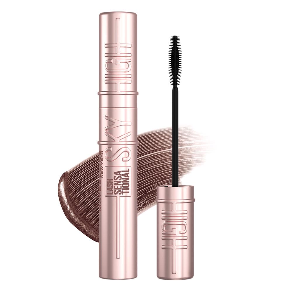 メイベリン MAYBELLINE スカイハイ マスカラ 08 ゆうかげ モーブブラウン ウォータープルーフ