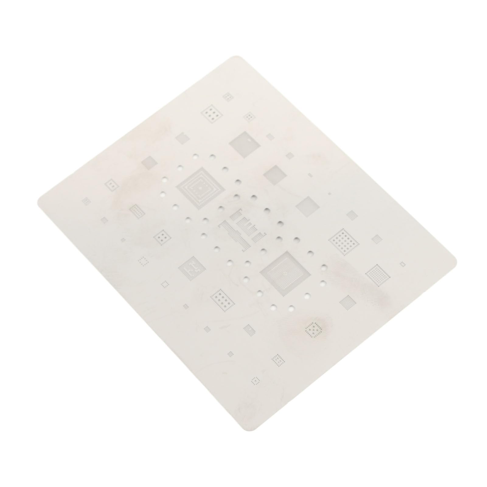 Phone Tin Reballing Stencil, Half Engraving Process CPU Tin Planting Template Net Reballing Rework Net for A33 A53 A536 A13 A21S M33
