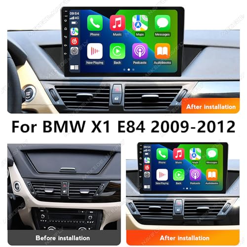 Genérico navegación GPS para coche Android 14 que actualiza la radio antigua de BMW X1 E84 3