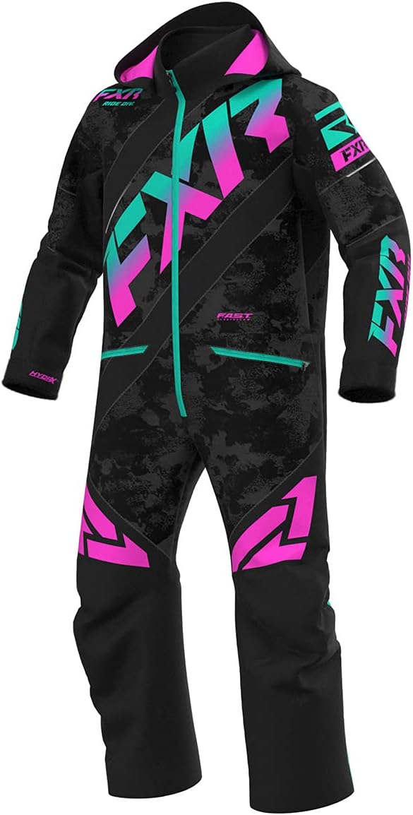 Snowmobile Apparel & Merchandise FXR CX Youth Snow Monosuit Black