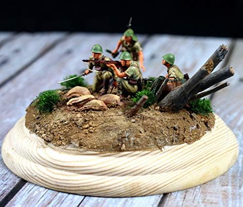 Miniatura 9 de 80 unidades de mechones verdes tupidos de tierras bajas, arbustos de césped estático, grupos de vegetación, ferrocarril, césped artificial, guerra,