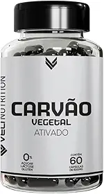 Carvão Vegetal Ativado 60 Cápsulas Veli Nutrition