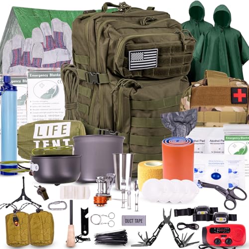 72-Hour Survival Kit with Tactical Backpack