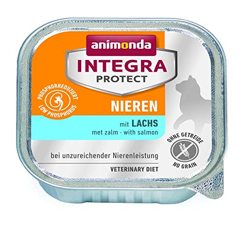 Animonda Katze Integra Protect Nieren Lachs 100g Größe 8 x 100g
