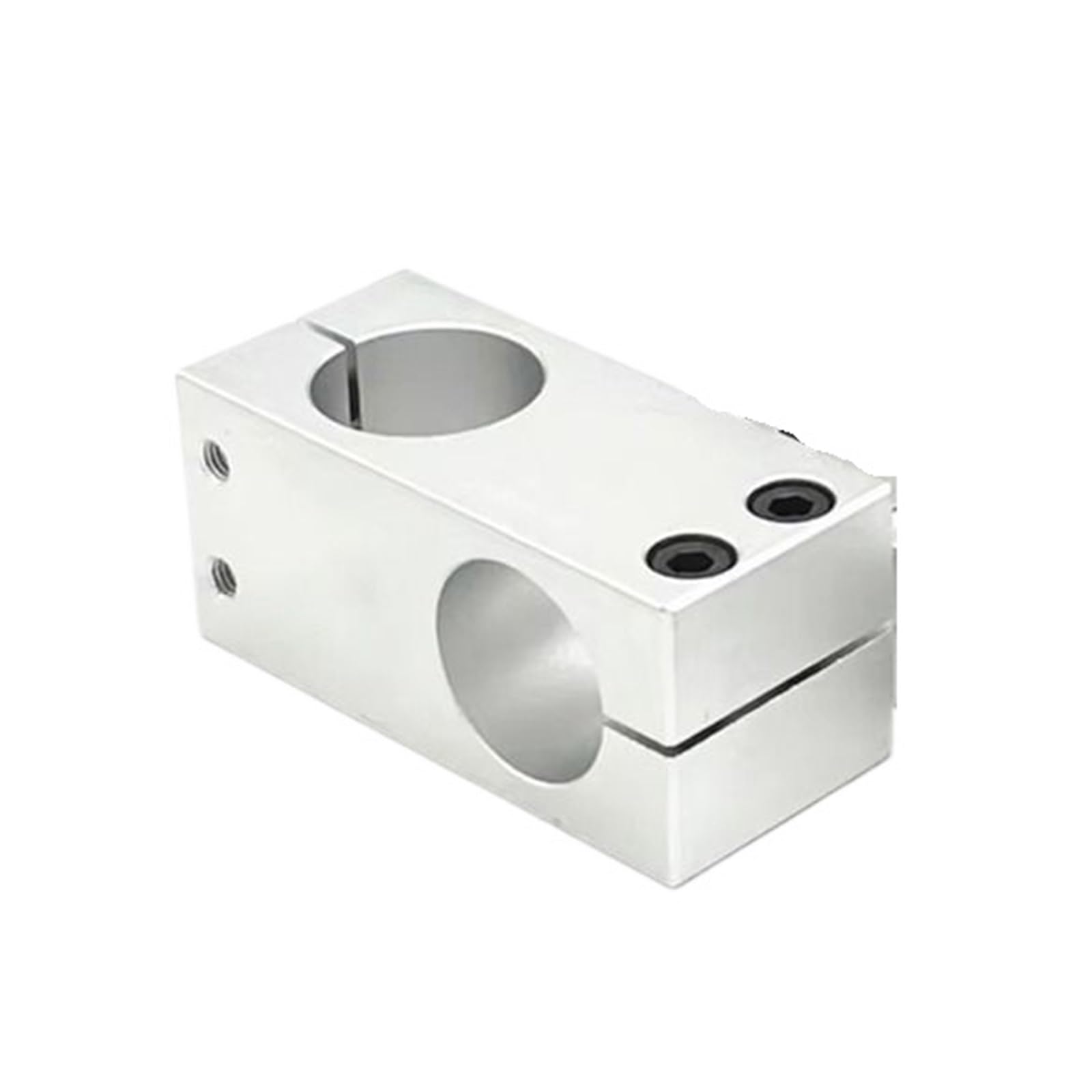 Mechura Same 14X14mm Cross Connector Shaft Clamp 1Pcs Optical Axis Pillar Fixing Clamp Aluminum Alloy Cross Block Steel Pipe Bracket Same/Different Diameter