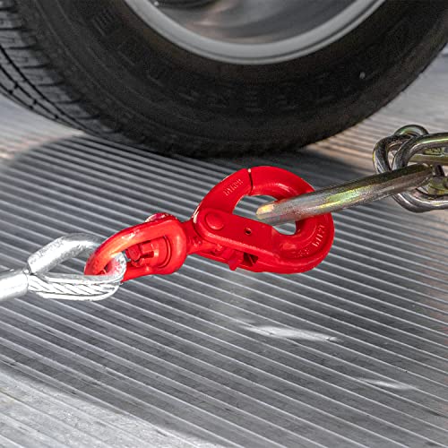 Winch Cable W/ Self Locking Hook | 3/8 In. X 50 Ft. Steel Core - Foto 7