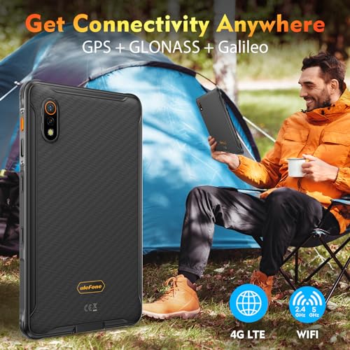 Image of Ulefone Armor Pad Pro Rugged Tablet, Octa Core 16GB + 128GB, 48MP + 32MP, 7650mAh, 8 Inch IP69K Waterproof Tablet, Android 13, Dual Speakers Dual 4G, uSmart Expansion Connector, BT5.2 /GPS /NFC