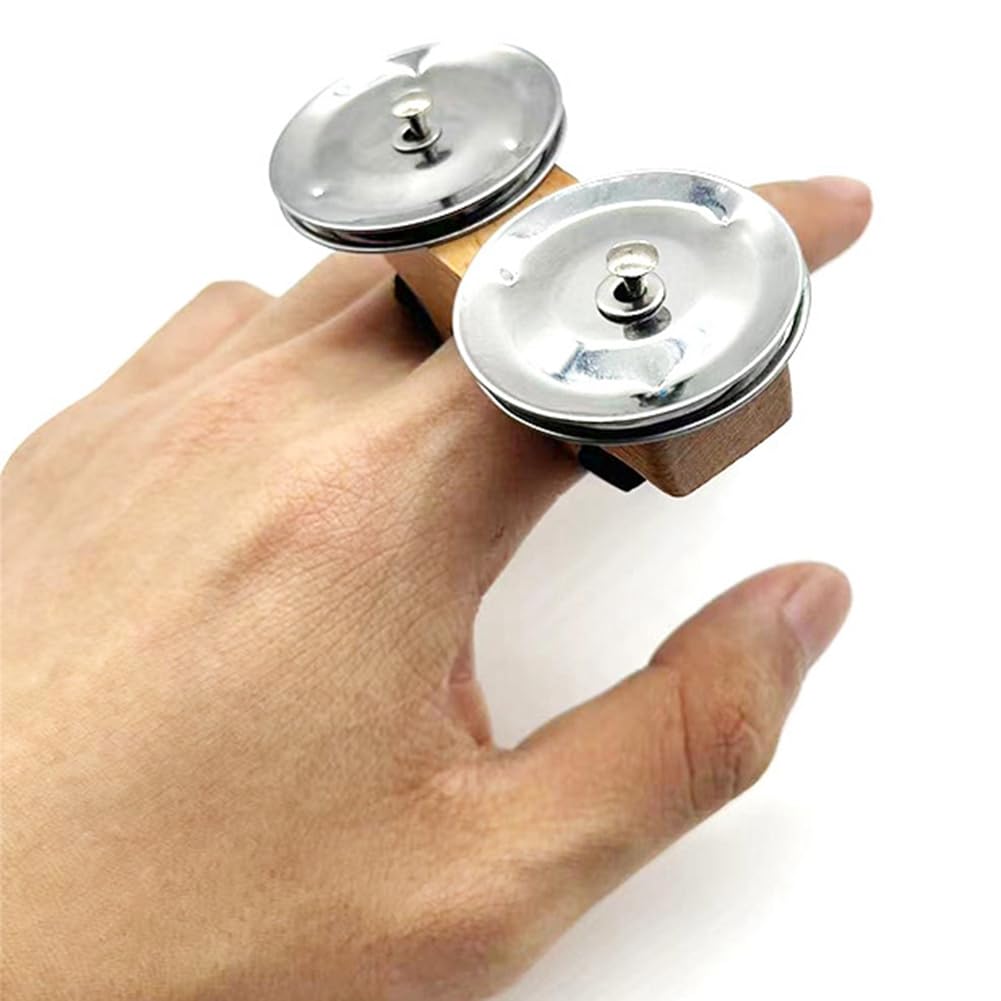 Amazon | Blaiueng 木製カラーフィンガーベル、カホン、ジャンベ