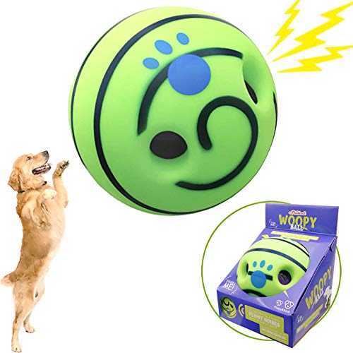 Upgraded Wobble Squeaky Woopy Ball with Funny Gi in Pakistan
