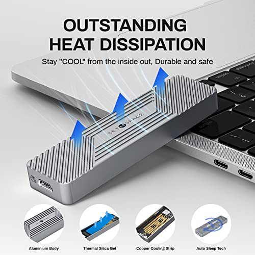 Gabinete NVME 40 Gbps y 10 Gbps miniatura 3