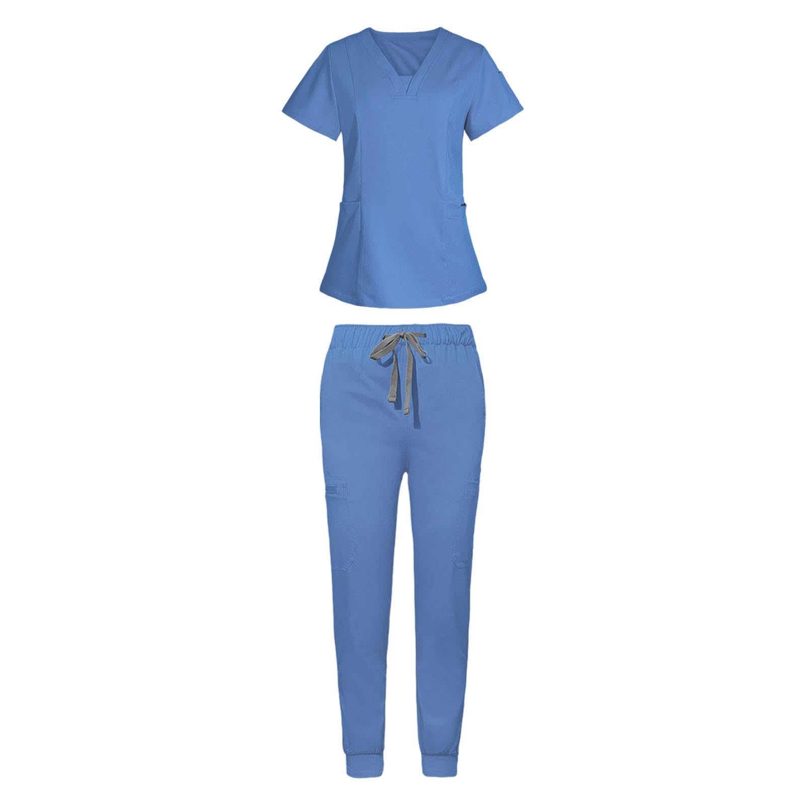 Uniforme de Trabajo para, Ropa de Trabajo, Pantalón con Múltiples Bolsillos, Material Resistente, Suave Y Que No Se Encoge, Parte