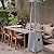 Ufyerutg Pyramid Patio Heater, 40000 BTU Outdoor Flame Patio Heater All Stainless Steel, Quartz Glass Tube Propane Heater, Triple Protection System, Suitable for Outdoor Commercial & Residential Use