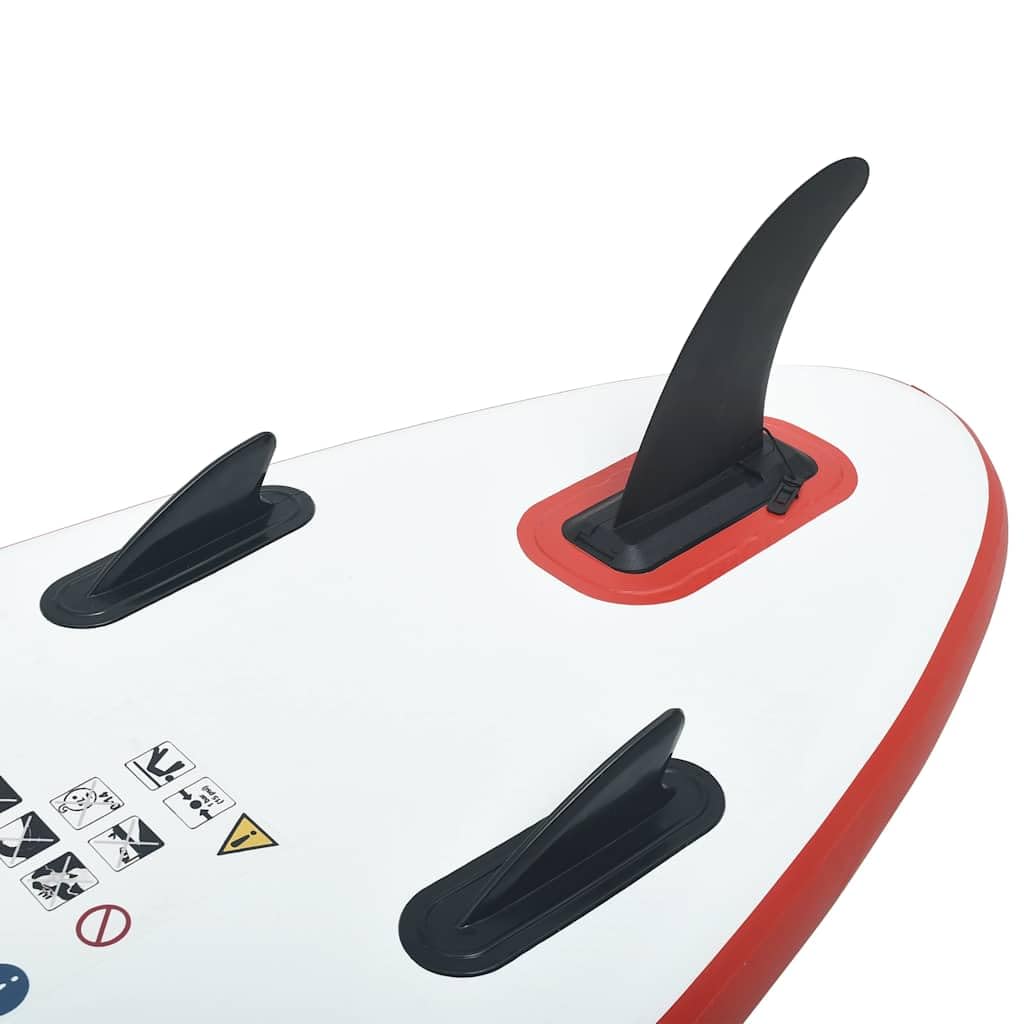 Juego de Tabla de Paddle Surf Hinchable, Tabla Inflable Deportiva, Remo Aleta Extraíble, Tabla para Diversión de Mar, Verde y Blanco
