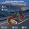 Tamobyke T16 Electric Bike for Teens & Childs, 1000W Motor 48V15.6Ah Removable Battery, 30MPH Off-Road Electric Bicycle,16"Fat Tire Ebike for Kids, 7-Speed,Dual Hydraulic Brakes, Fits Riders 4'5"-5'4" #1