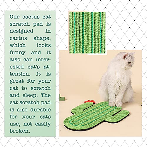 Jopoy 220303 Cat Scratcher Mat, Natural Sisal Cat Scratch Mats, Horizontal Cat Floor Scratching Pad Rug thumb #3
