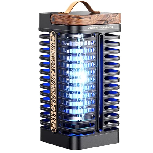 Matamoscas eléctrico Minimoon de 4200V para jardín y casa 2