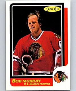 1986-87 O-Pee-Chee #64 Bob Murray NM++ Chicago Blackhawks Hockey J2M