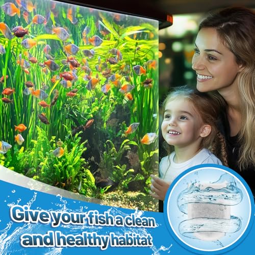 Image of MEWTOGO 12Pcs EX Filter Cartridges Compatible with Tetra Whisper EX30 /EX45 /EX70 Filters, Aquarium Replacement Filter with Ultra-Activated Carbon for Creating Fresh Clean Environment