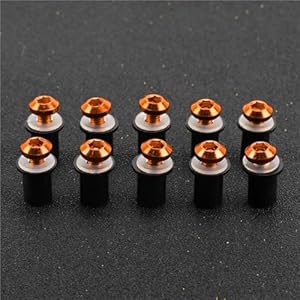 ZAPORA Windschutzscheibe Schraubenmutter Unterlegscheibensatz 10 Stücke