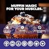 Underground Bio Labs Panda Fuel Premium Protein Whey,Hydrolyzed Collagen,Casein,Probiotics, Enzymes, Keto Friendly,Time Release, 25 Servings (2.5 Pound, Blueberry Muffin)