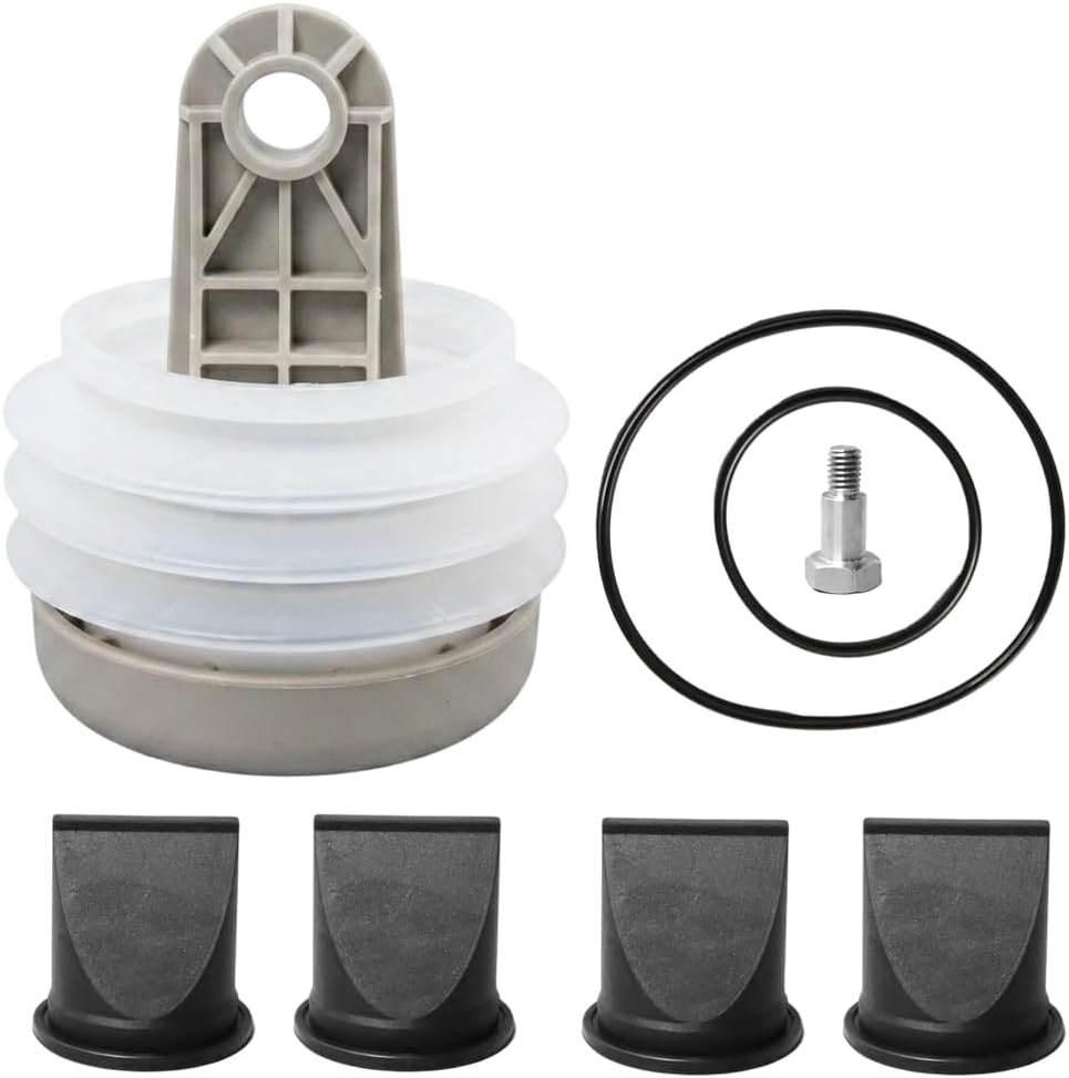 385230980 Pump Bellow Kit with 1-1/2" Duckbill Valves & O-Ring Kit, Vacuum Pump Maintenance Set Compatible with Sealand S T J Series, Essential for RV and Marine Toilet Systems