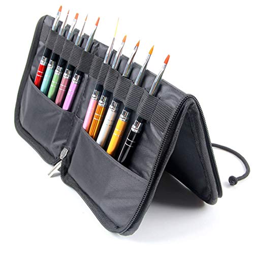 Lovenails Pinsel Tasche - Aufbewahrung für Gelpinsel, Nailart, Acryl - Ordnung auf dem Nageltisch und im Studio – Bild 4