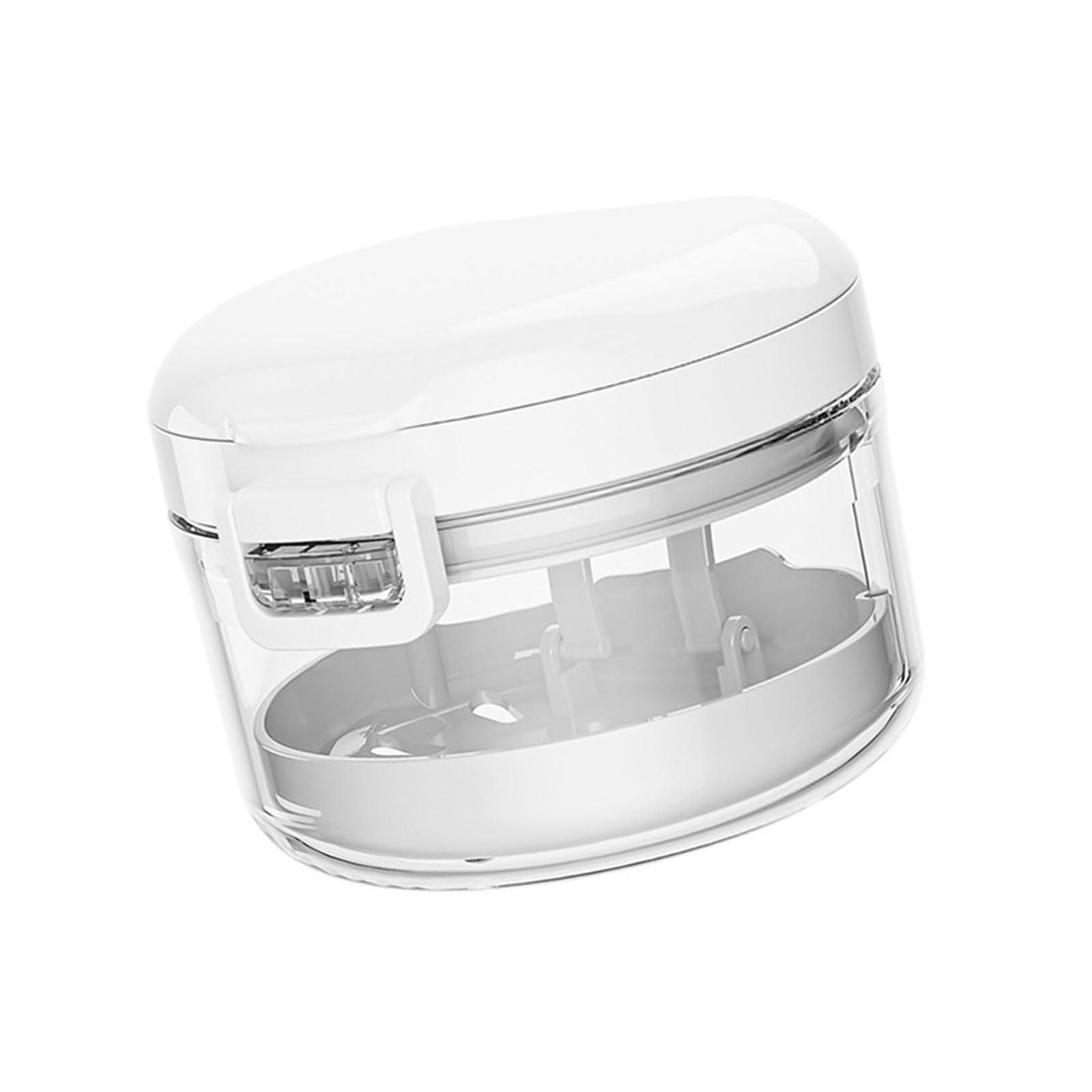Jazuaiao Multipurpose Denture Maintenance Set with Separate Cleaning Chamber Quick Drying Technology Senior Friendly Daily Use Denture Storage Case