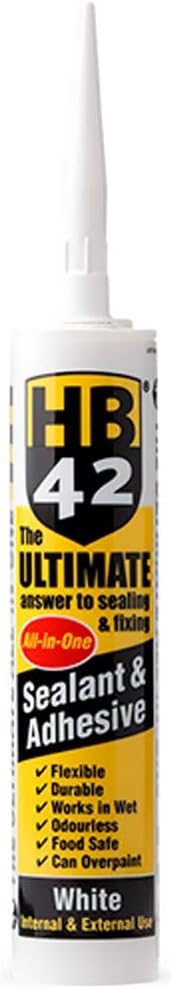 New 'All-in One' Adhesive & Sealant-White