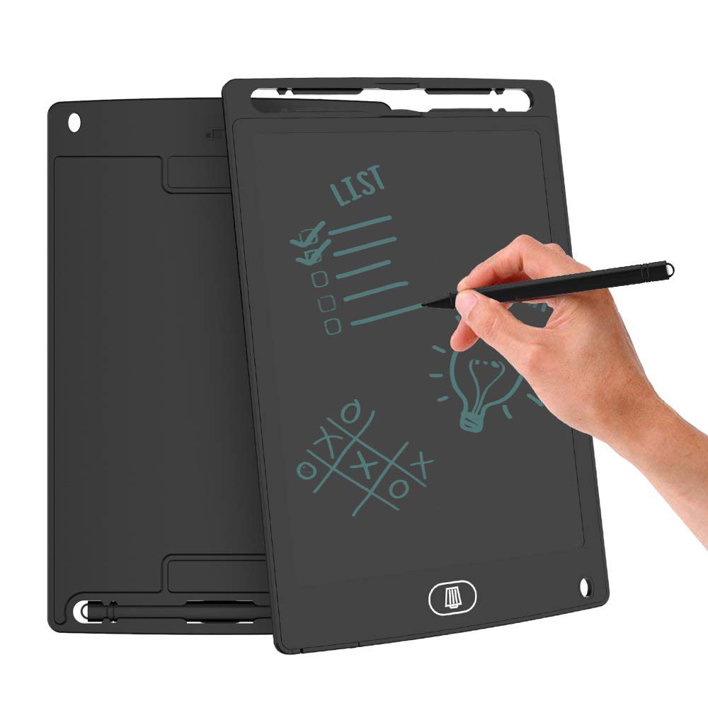OAHU Digital Writing Tablet 8.5 inch Rewritable Erasable Paperless Memo Writing Tablet Ruff Pad E-Writer Drawing Board with Pen (Multi Colour)