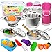 ArtCreativity Pretend Play Kitchen Set for Kids, 23-Piece Kidsâ€™ Kitchen Playset with Pots, Pans, Chef Hat, Apron, Utensils, Knife Toy, Pretend Play Food, & More, Kidsâ€™ Kitchen Playset for Hours of Fun