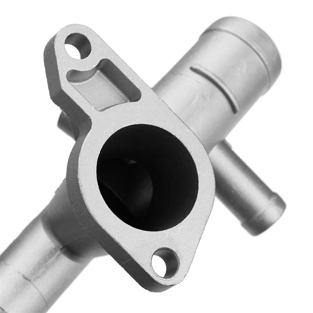 Termostat Pasuje do MK4 1.8T TT aluminiowy zestaw do modernizacji kołnierza płynu chłodzącego chłodzenie silnika 06A121132A 5 sztuk OBUDOWA TERMOSTATU