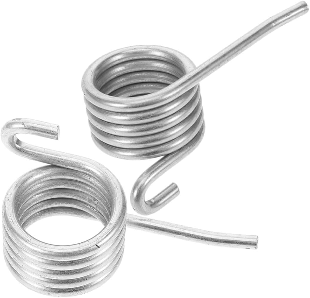 Mop Bucket Spring Replacement 2 Pcs for Commercial Wringer Basket | Stainless Steel, Silver Finish, Rectangular Wheeled Design, Fits Mop Bucket and Drain Basket, Complete Accessories